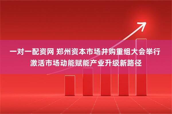 一对一配资网 郑州资本市场并购重组大会举行 激活市场动能赋能产业升级新路径